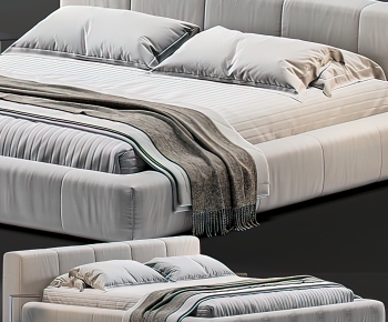 Modern Double Bed-ID:938061956