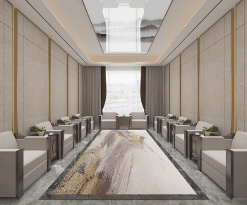New Chinese Style Meeting Room-ID:627553948