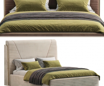 Modern Double Bed-ID:314620972