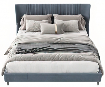 Modern Double Bed-ID:635023123