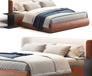 Modern Double Bed-ID:669470074