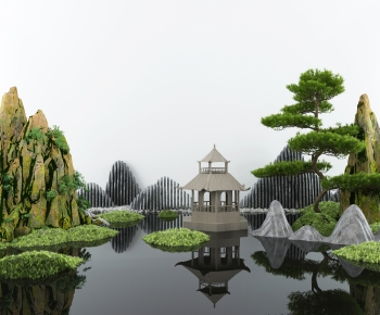 New Chinese Style Garden-ID:826495898