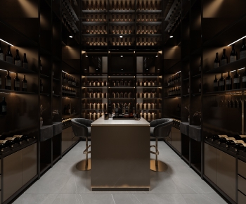 Modern Wine Cellar/Wine Tasting Room-ID:337196112