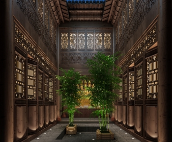 Chinese Style Hotel Space-ID:391078954