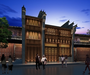Chinese Style Facade Element-ID:660366068