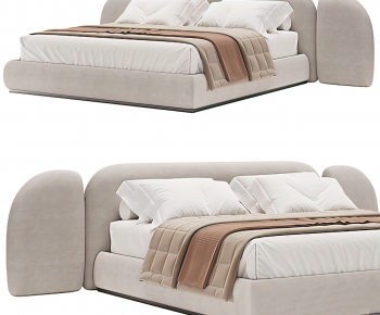 Modern Double Bed-ID:648669003