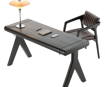 Modern Computer Desk And Chair-ID:611958986