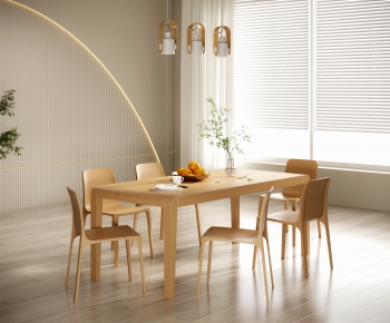 Modern Dining Table And Chairs-ID:520802973