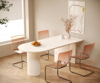Modern Dining Table And Chairs-ID:676840071