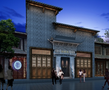 Chinese Style Facade Element-ID:874696027