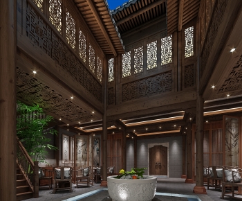 Chinese Style Hotel Space-ID:827862028