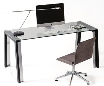 Modern Computer Desk And Chair-ID:694758897