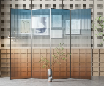 Modern Glass Screen Partition-ID:508111007