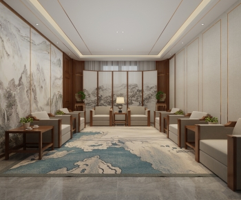 New Chinese Style Meeting Room-ID:349519012