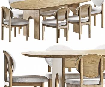 Modern Dining Table And Chairs-ID:853357087