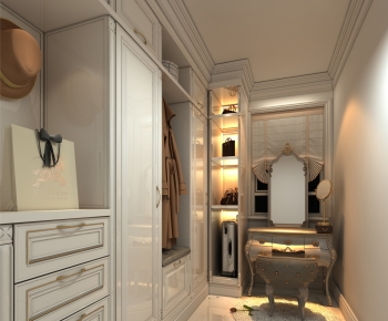 Simple European Style Clothes Storage Area-ID:827049973