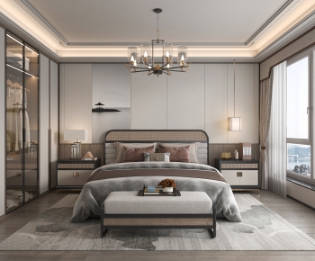 New Chinese Style Bedroom-ID:951862104