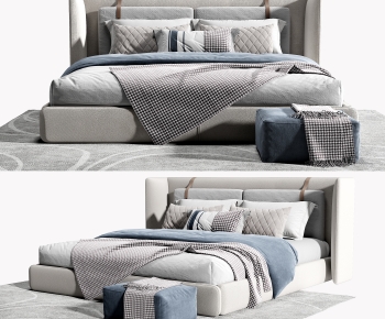 Modern Double Bed-ID:330150191