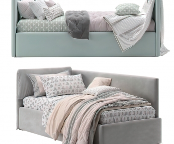 Modern Single Bed-ID:537764077