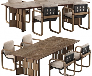 Wabi-sabi Style Dining Table And Chairs-ID:838058956