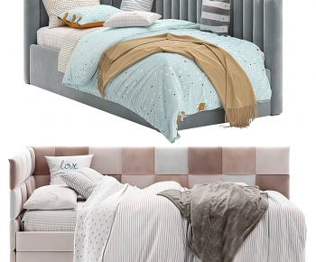Modern Single Bed-ID:561049019