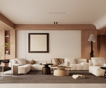 Wabi-sabi Style A Living Room-ID:330004936