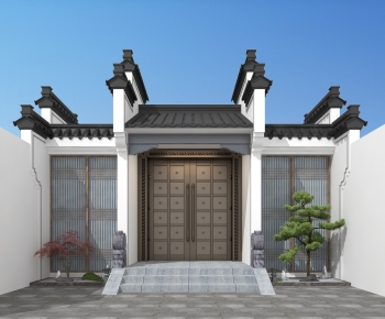 New Chinese Style Building Component-ID:814208986