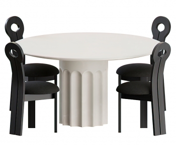 Modern Dining Table And Chairs-ID:607362034