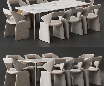 Modern Dining Table And Chairs-ID:528754008