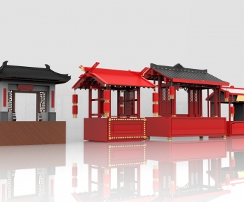 New Chinese Style Building Component-ID:176556117