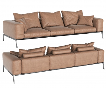 Modern Three-seat Sofa-ID:338649998