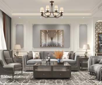 American Style A Living Room-ID:121155024