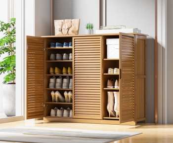 Nordic Style Shoe Cabinet-ID:136809111