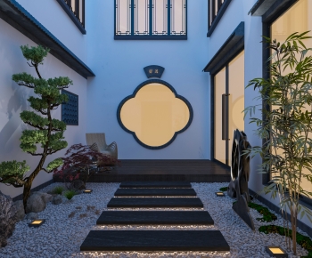 New Chinese Style Courtyard/landscape-ID:548099047