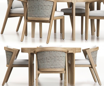 Modern Dining Table And Chairs-ID:980768922