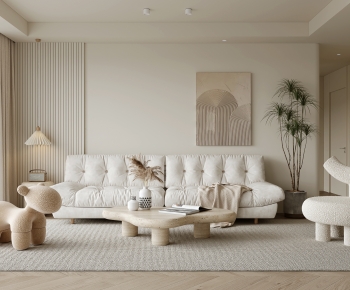 Wabi-sabi Style A Living Room-ID:761063105