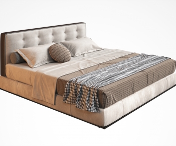 Modern Double Bed-ID:615362884