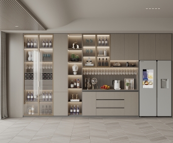 Modern Wine Cabinet-ID:393240932