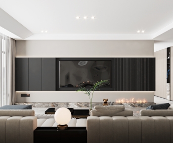 Modern A Living Room-ID:253722917