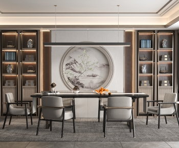 New Chinese Style Dining Room-ID:419910085