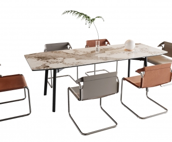 Modern Dining Table And Chairs-ID:460803999