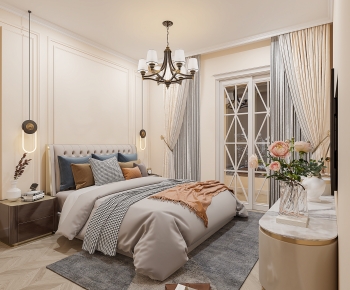 Simple European Style Bedroom-ID:404710053