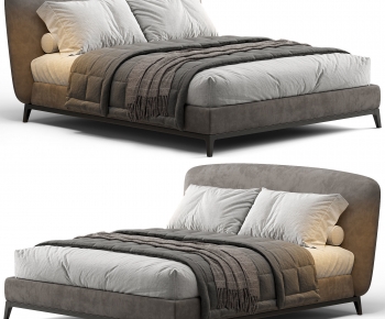 Modern Double Bed-ID:556273946