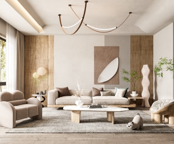 Wabi-sabi Style A Living Room-ID:363765954