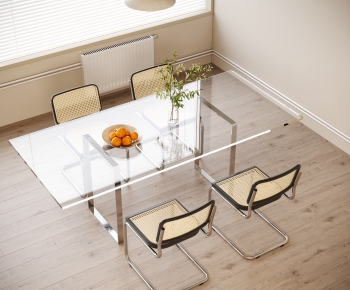 Modern Dining Table And Chairs-ID:732357985