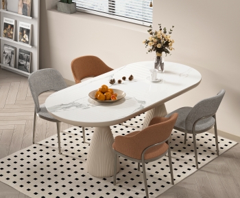 Modern Dining Table And Chairs-ID:857846028