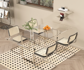 Modern Dining Table And Chairs-ID:977904081