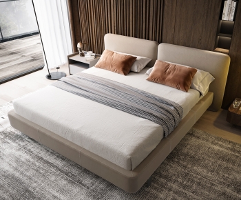 Modern Double Bed-ID:159168005