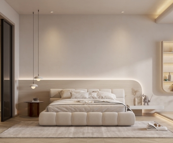 Wabi-sabi Style Bedroom-ID:415263896