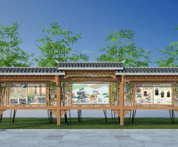 New Chinese Style Building Component-ID:685199025